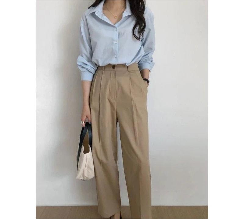 Casual Blouse with Trousers