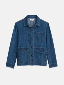 Shirt Jacket In Lightweight Denim