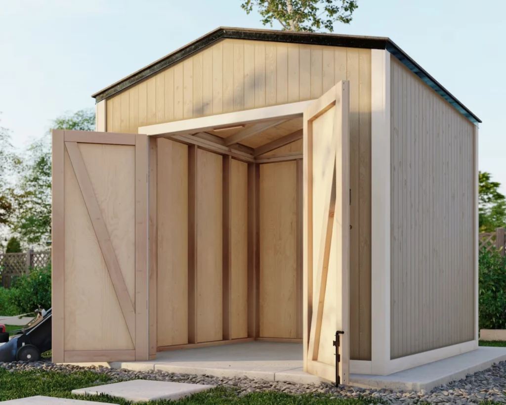 Easy 8ft x 8ft DIY Shed Plan