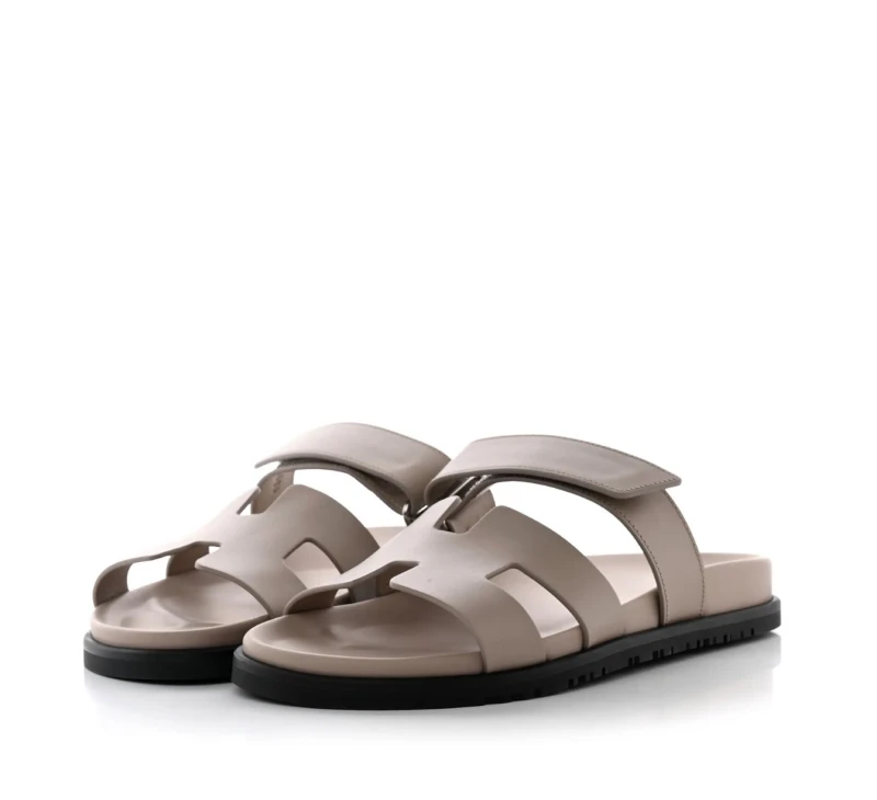 farfetch promo codes, Hermès Pre-Owned Chypre leather sandals