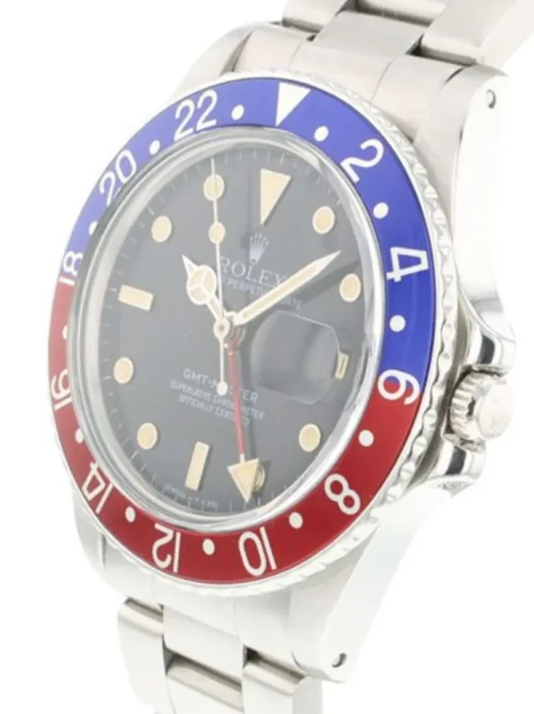 Rolex 1970s pre-owned GMT Master Pepsi 40mm