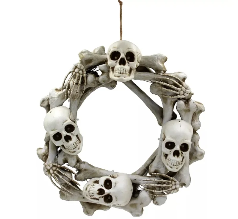 skull wreath